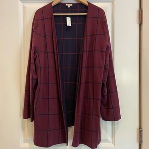 NWT Talbots Plus Long Line Women’s Cardigan